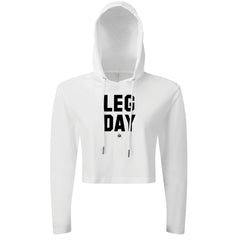 LEG DAY - Cropped Hoodie