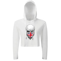 Skull UK Bandana - Cropped Hoodie