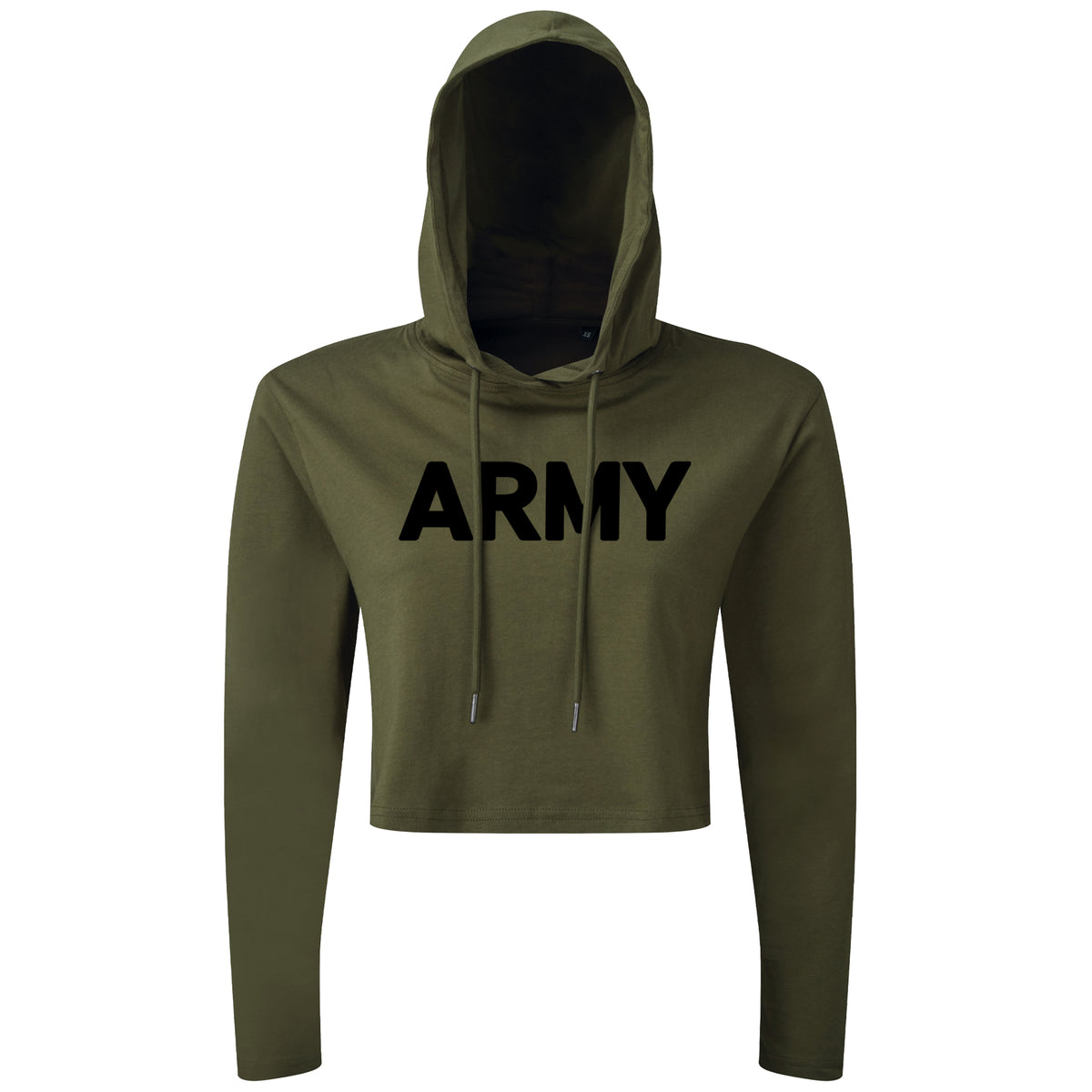 Army - Cropped Hoodie