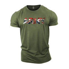 ARMY UK Flag - Gym T-Shirt