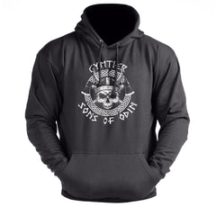 Sons Of Odin Chest - Gym Hoodie