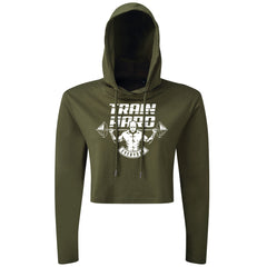 Train Hard Everyday - Cropped Hoodie