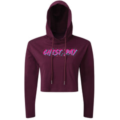 Retro Chest Day - Cropped Hoodie