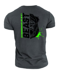 Strongman Beast Green - Gym T-Shirt