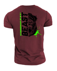 Strongman Beast Green - Gym T-Shirt