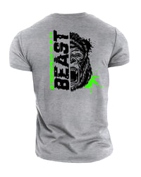 Strongman Beast Green - Gym T-Shirt