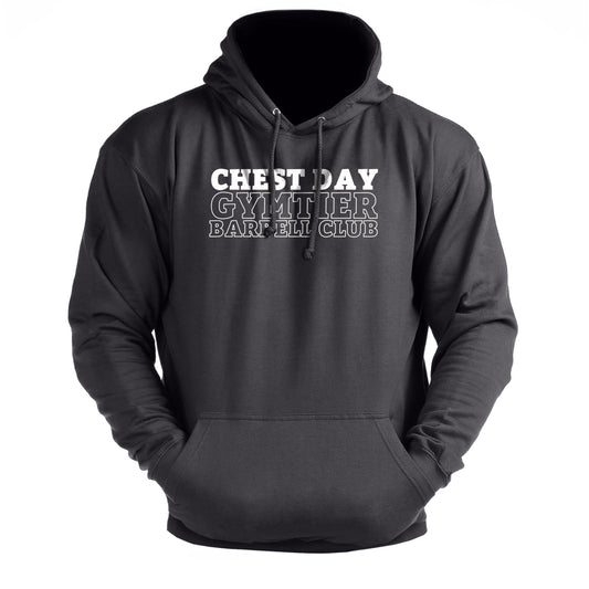 Gymtier Barbell Club - Chest Day - Gym Hoodie