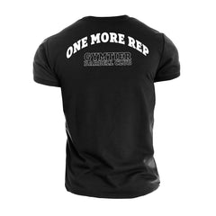 Gymtier Barbell Club - One More Rep - Gym T-Shirt