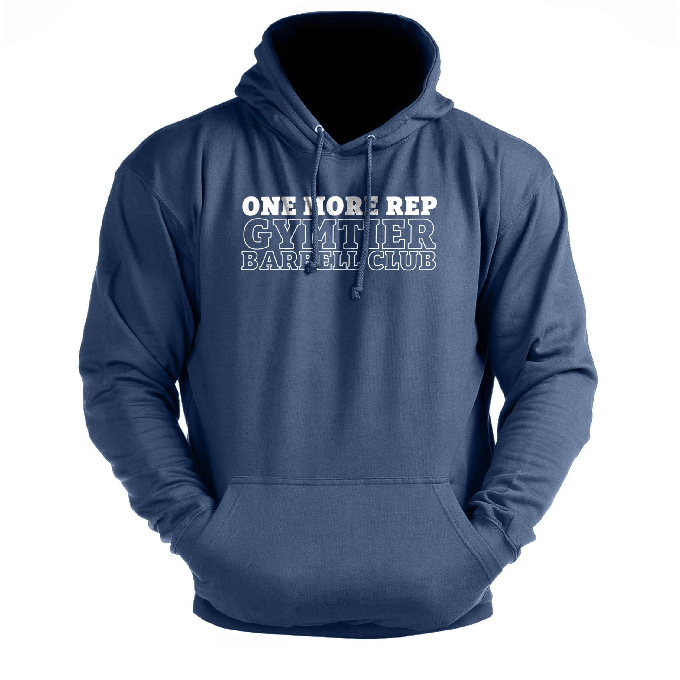 Gymtier Barbell Club - One More Rep Chest - Gym Hoodie