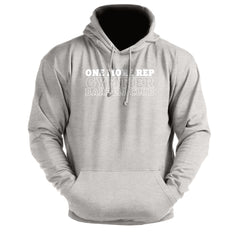 Gymtier Barbell Club - One More Rep Chest - Gym Hoodie