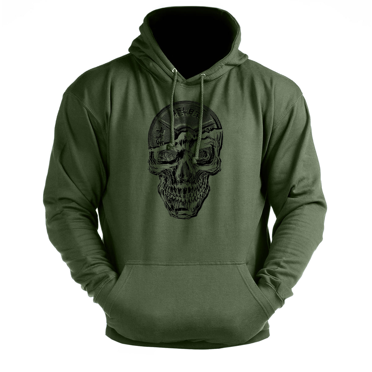 Barbell Skull - Halloween Gym Hoodie