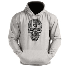 Barbell Skull - Halloween Gym Hoodie