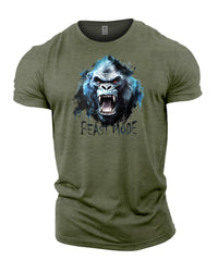 Gorilla Beast Mode - Gym T-Shirt