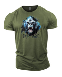 Gorilla Beast Mode - Gym T-Shirt