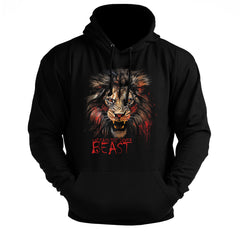 Release The Inner Beast Lion - Gym Hoodie