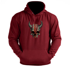 Devil Skull EN - Gym Hoodie