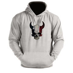 Devil Skull FR - Gym Hoodie