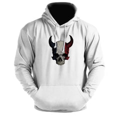 Devil Skull FR - Gym Hoodie