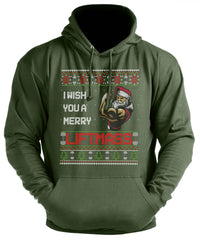 I Wish You A Merry LIFTmas - Gym Hoodie