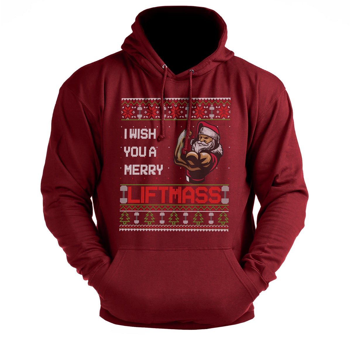 I Wish You A Merry LIFTmas - Gym Hoodie